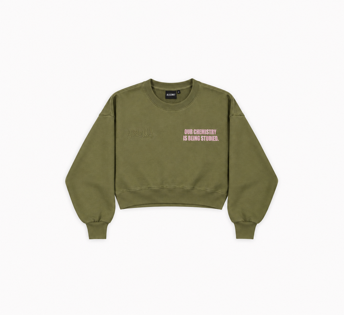 Chemistry Crop Sweatshirt