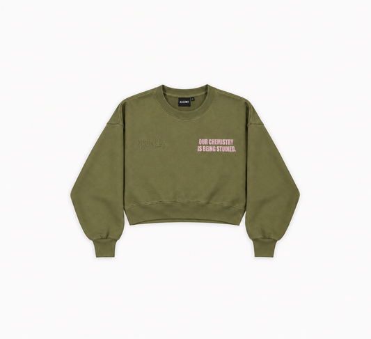 Chemistry Crop Sweatshirt