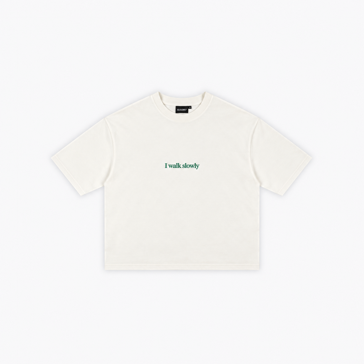 Cropped Tee Green